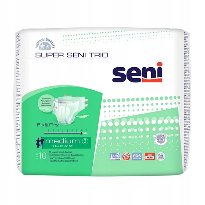 super seni trio m opakowanie Super Seni Trio - opakowanie M 10 sztuk